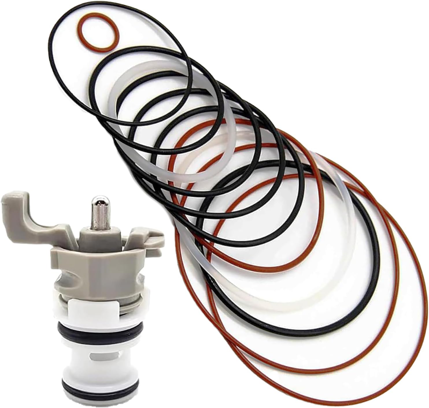 O-Ring Rebuild Kits and 647956-00 Trigger Valve Assembly Compatible with D51844 D51822 D51845 D51823 641011-00 647620-00 Framing Nailer – Universal Repair Kit for Air Leaks & Valve Issues