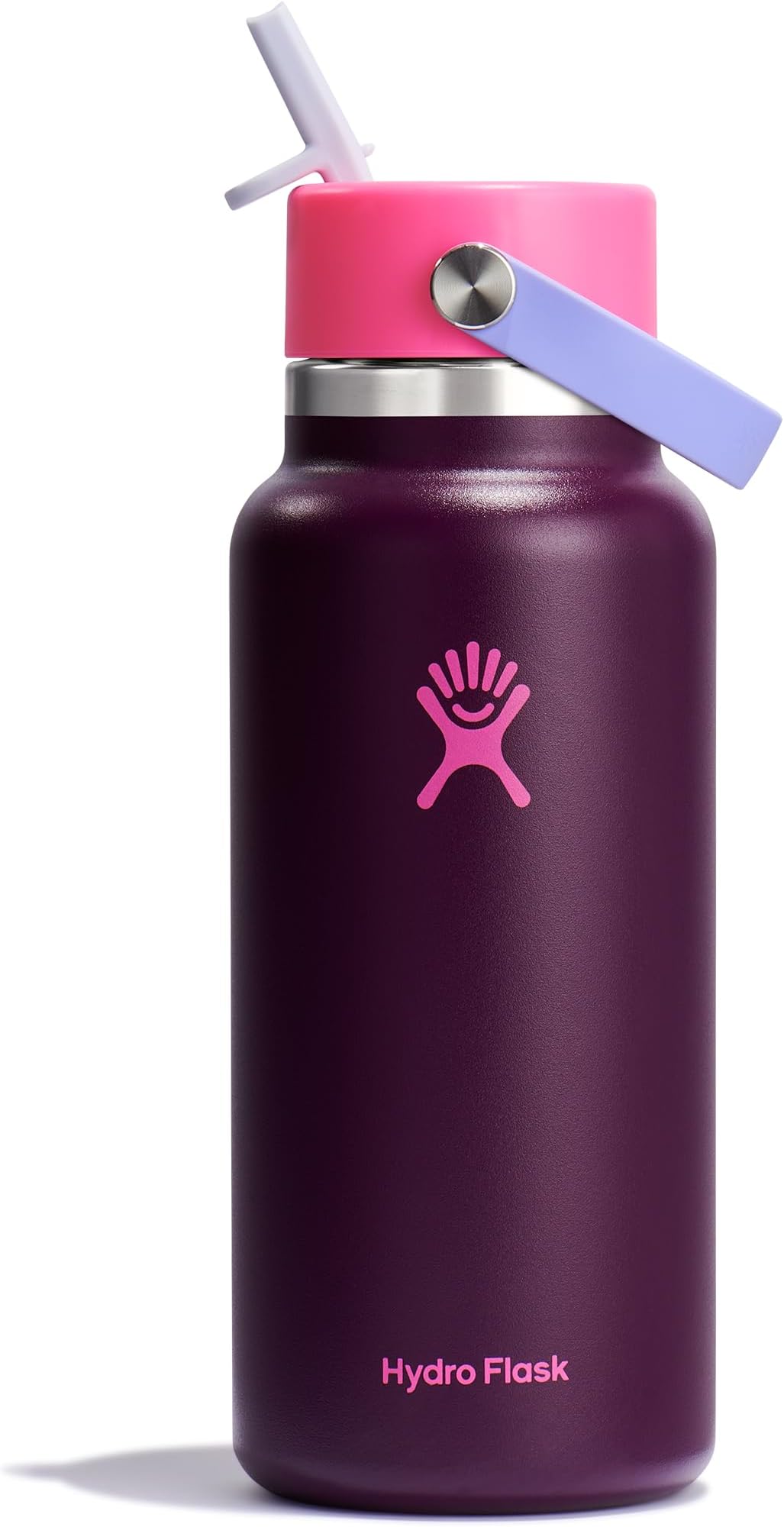 32 Oz Wide Flex Straw Cap Sugarplum