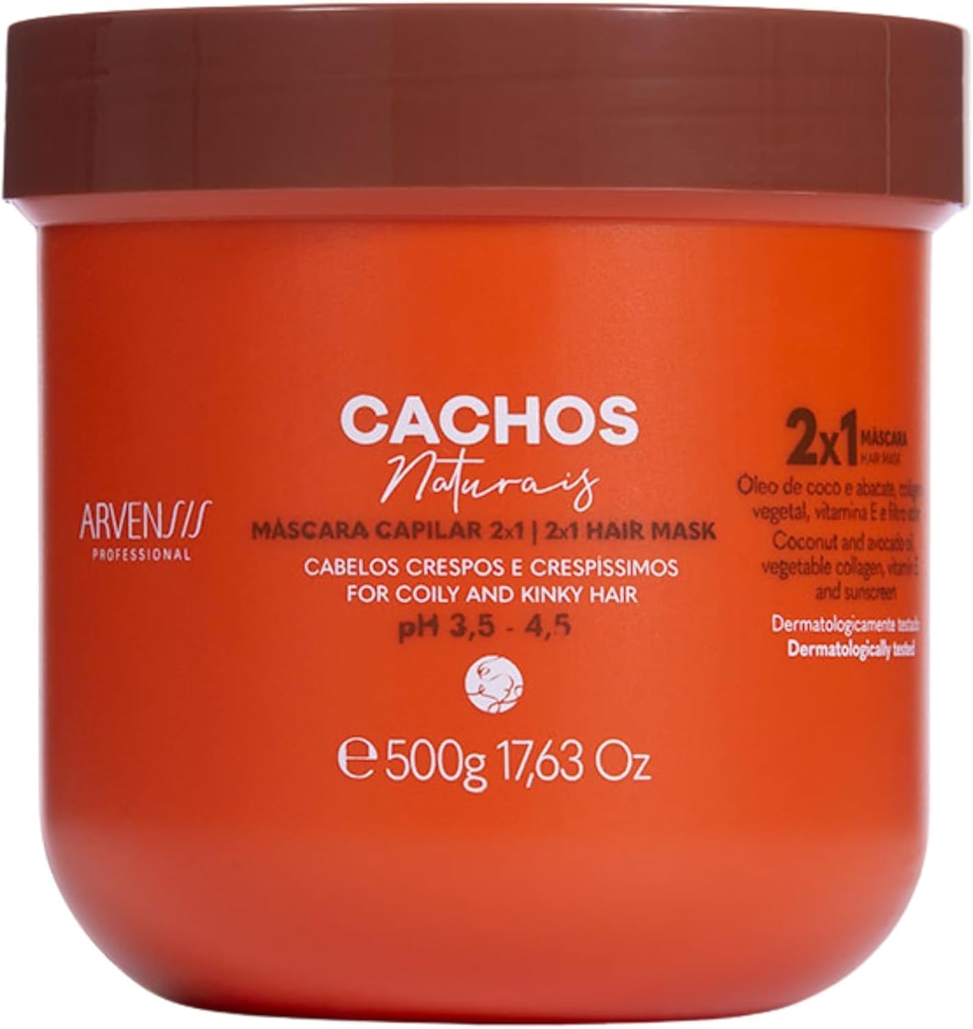 Arvensis Máscara 2x1 Crespos 500g