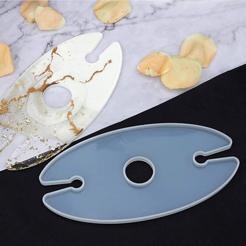 Miniatura 5 de Bandeja de estante de vino con espejo de silicona para copa de vino, portavasos de cristal para decoración del hogar, herramientas artesanales