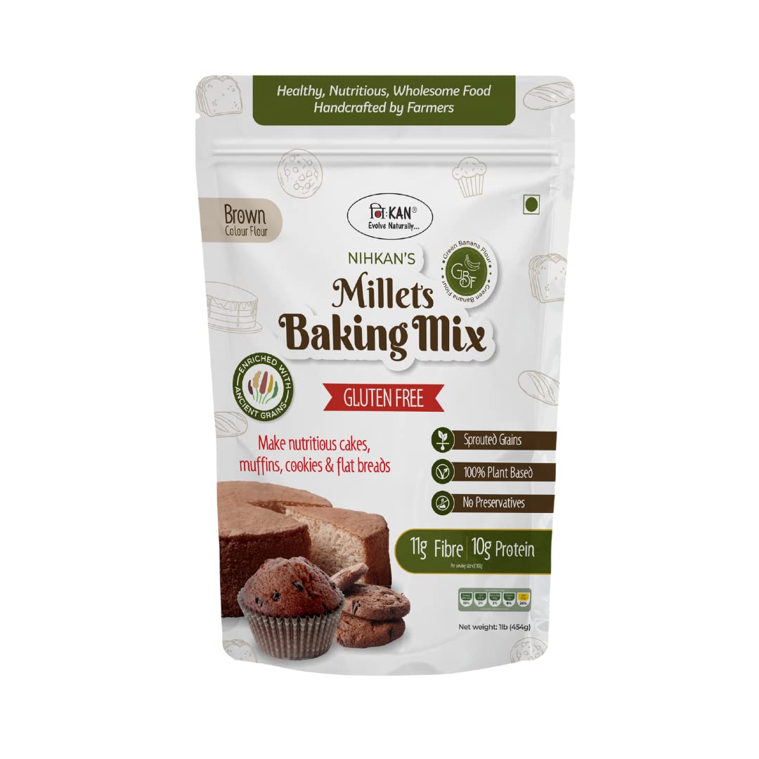 Buy NIHKAN Millets Baking Mix 454g (1lb) Gluten Free Self Raising