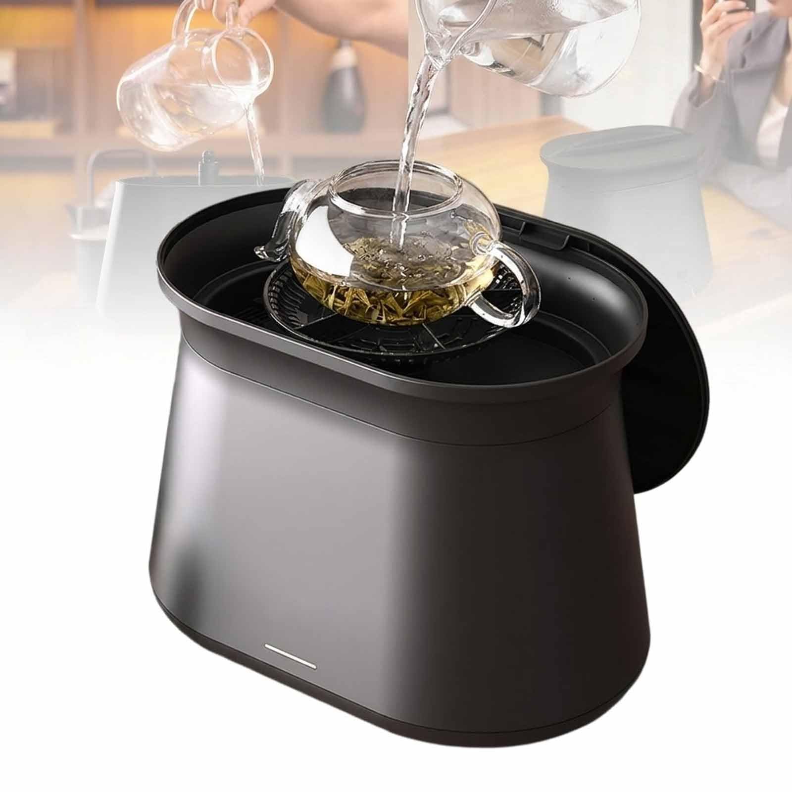 MObyat Lavabicchieri da Tavolo, Lavatrice Automatica da 1,7 Litri con Canale di Scarico Indipendente, Risciacquo Rapido in 2 Secondi, Svuotamento Facile, Ideale per Bar E Caffetterie.