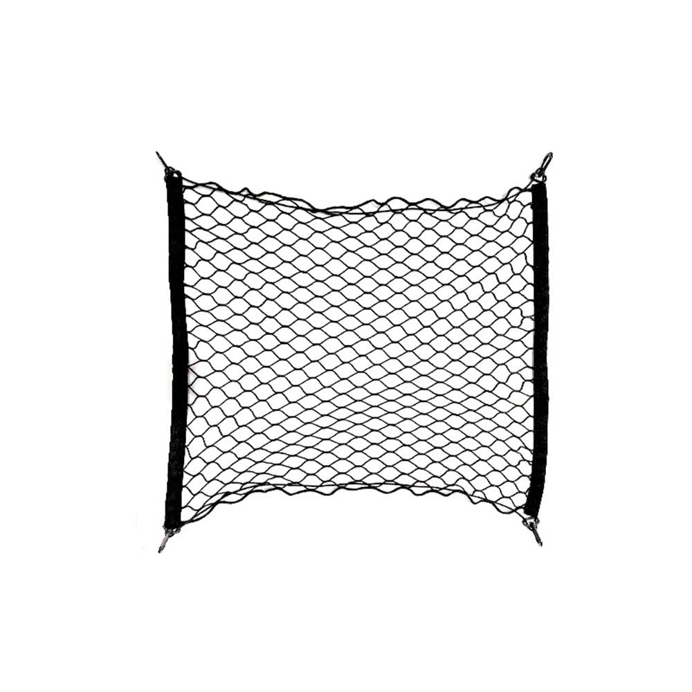 aAtfaa Car Trunk Cargo Net for Infiniti M35h 2009-2012 Y51, Elastic Heavy Duty Luggage Netting, Rear Storage Mesh Organizer With Hooks, Automotive Interior Freight Tidy