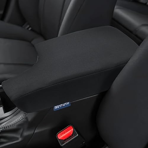 ISSYAUTO Funda de consola central compatible con Subaru Crosstrek 2018-2023Impreza 2017-2023, cubierta de tapa de reposabrazos de neopreno para
