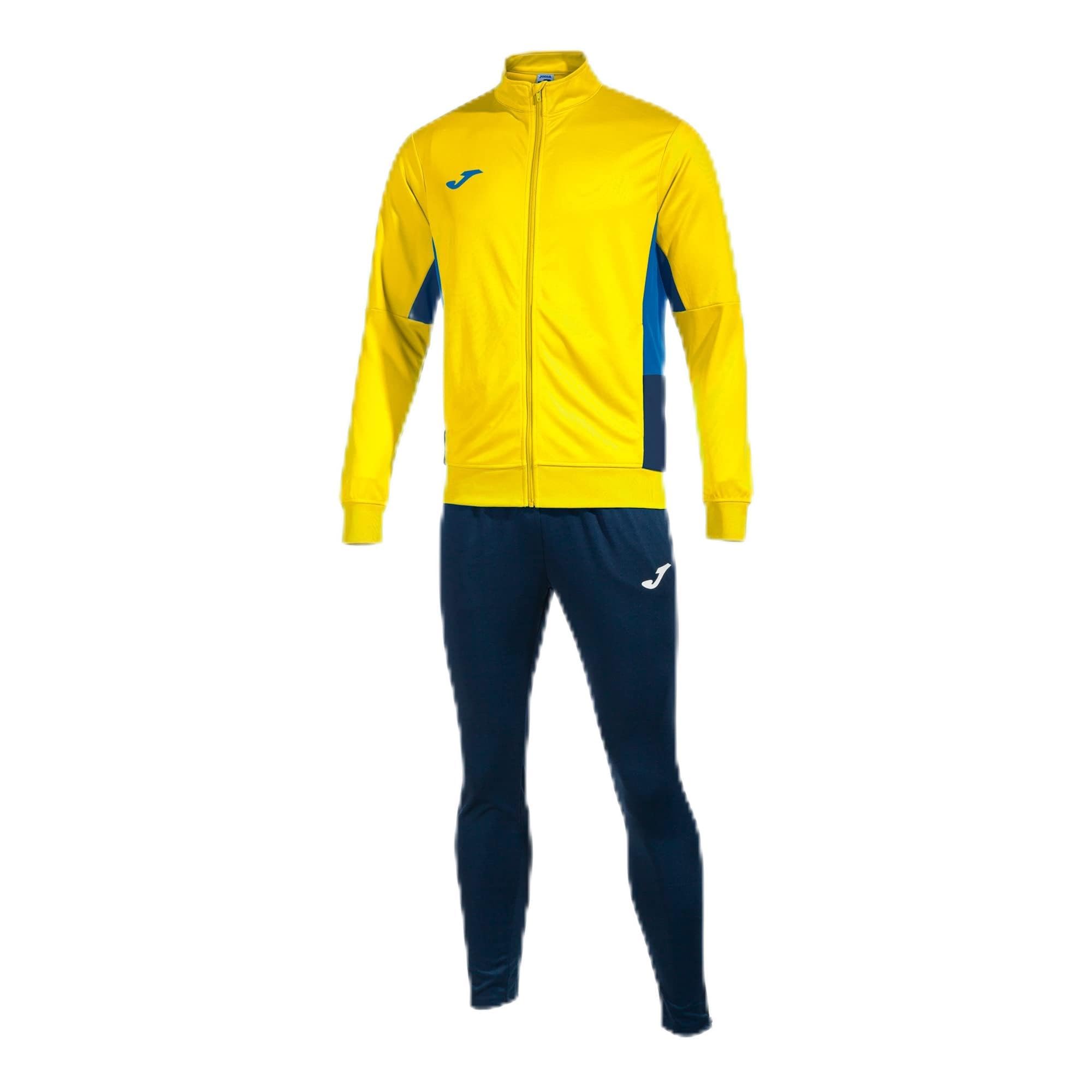 Joma Men's Danube Ii Tracksuit, Royal Navy Yellow, M