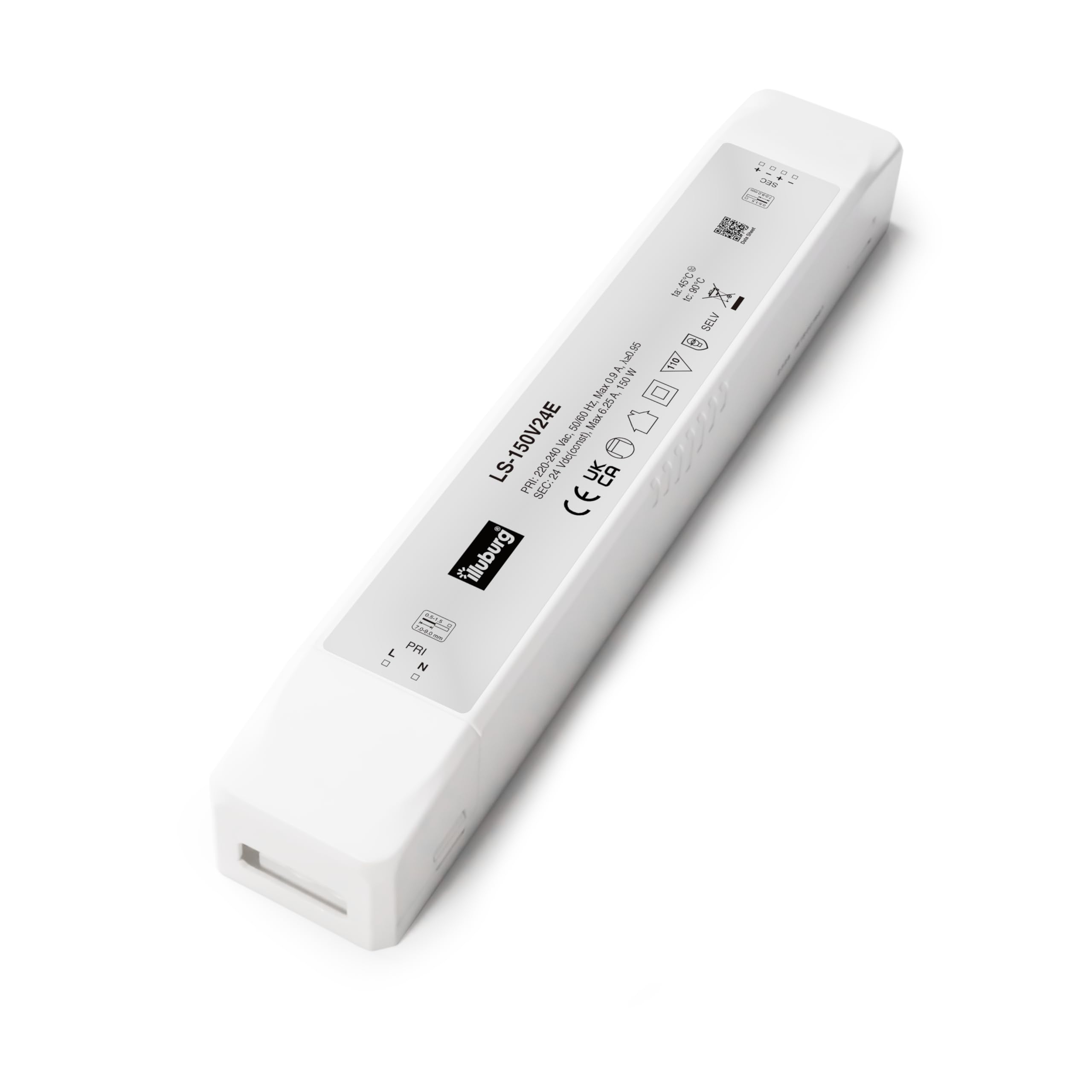illuburg LED Driver 24V 150W Constant Voltage Flickerfree for LED Strip Lamp LED Power Supply Transformer โ image 1