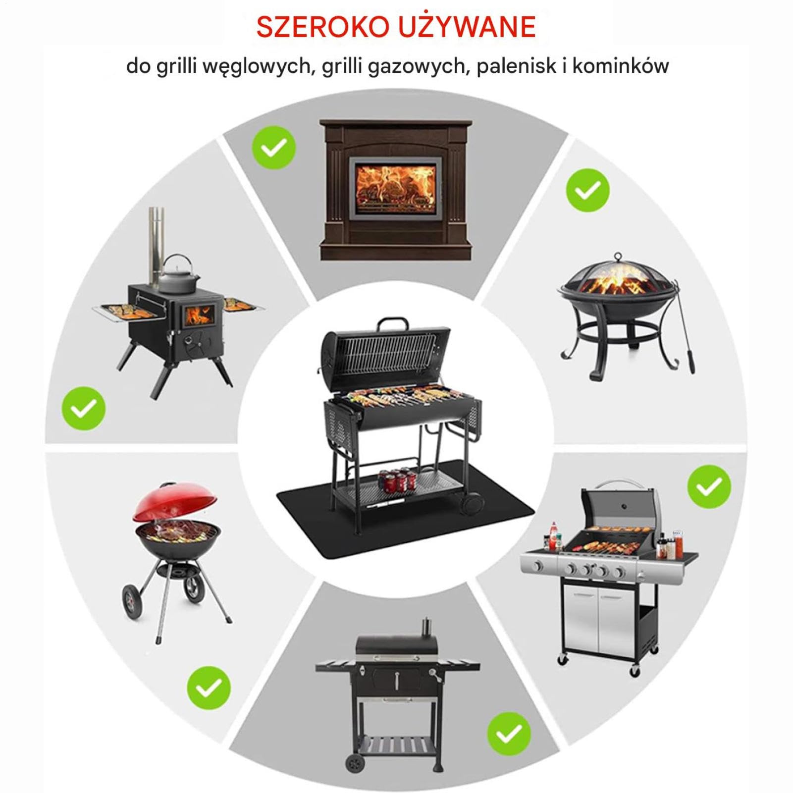 Mata Ognioodporna Do Przenośna Ochrona Na Biwak