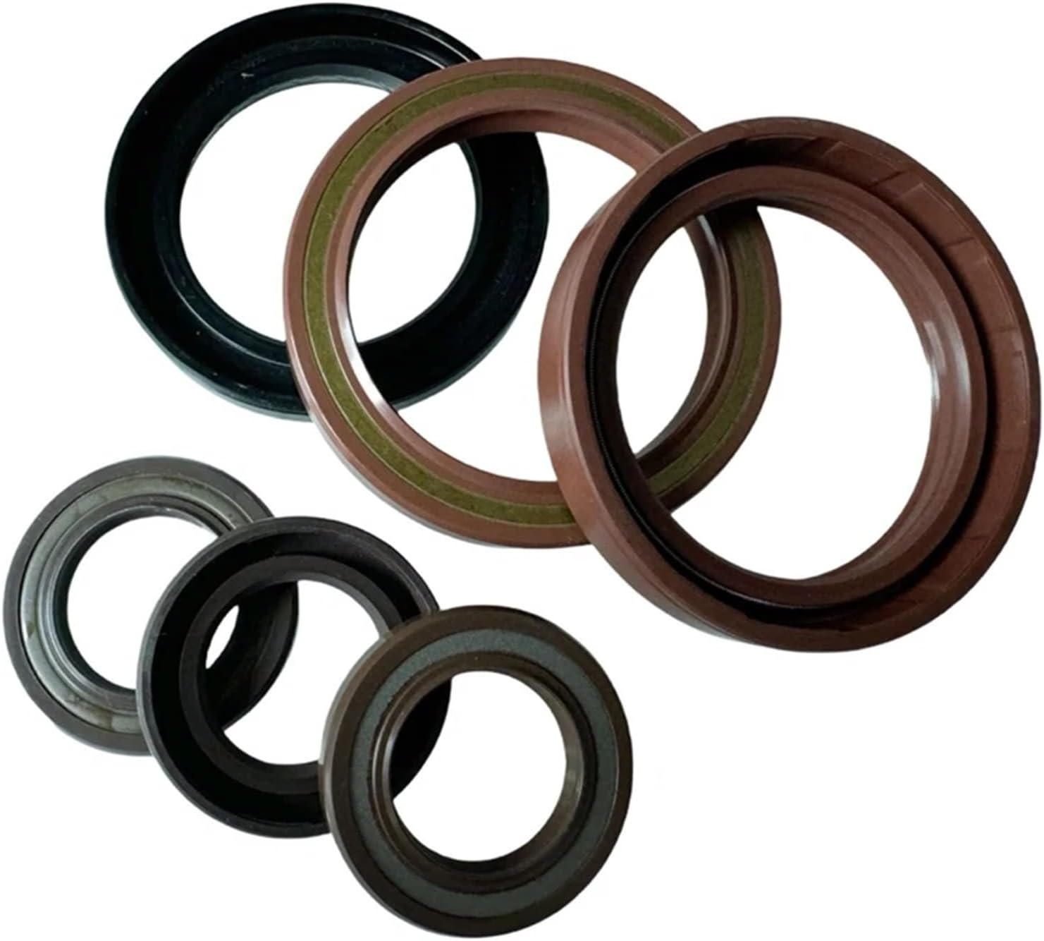 Compatible For Hydraulic Oil Pumps, TCV High-Pressure Oil Seal ID 40-65mm TBV/TCN/CFW High Temp & Pressure Resistant(45x68x12)