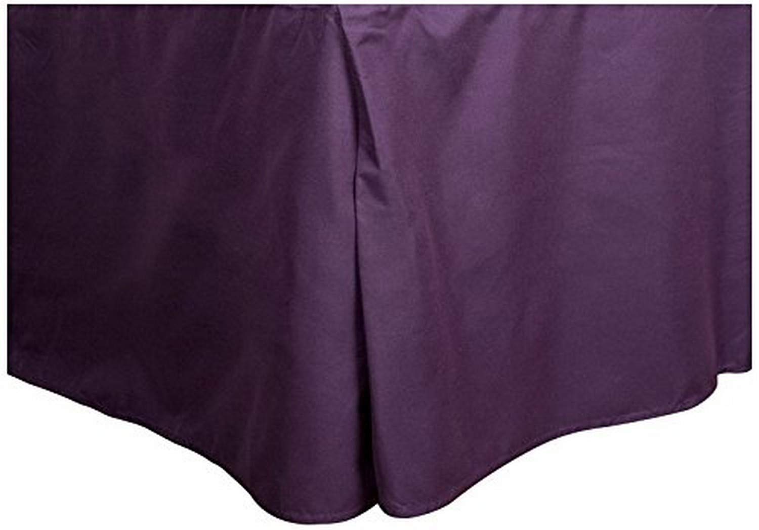 Jupon de lit violet en microfibre Sweet Home pour chambre double