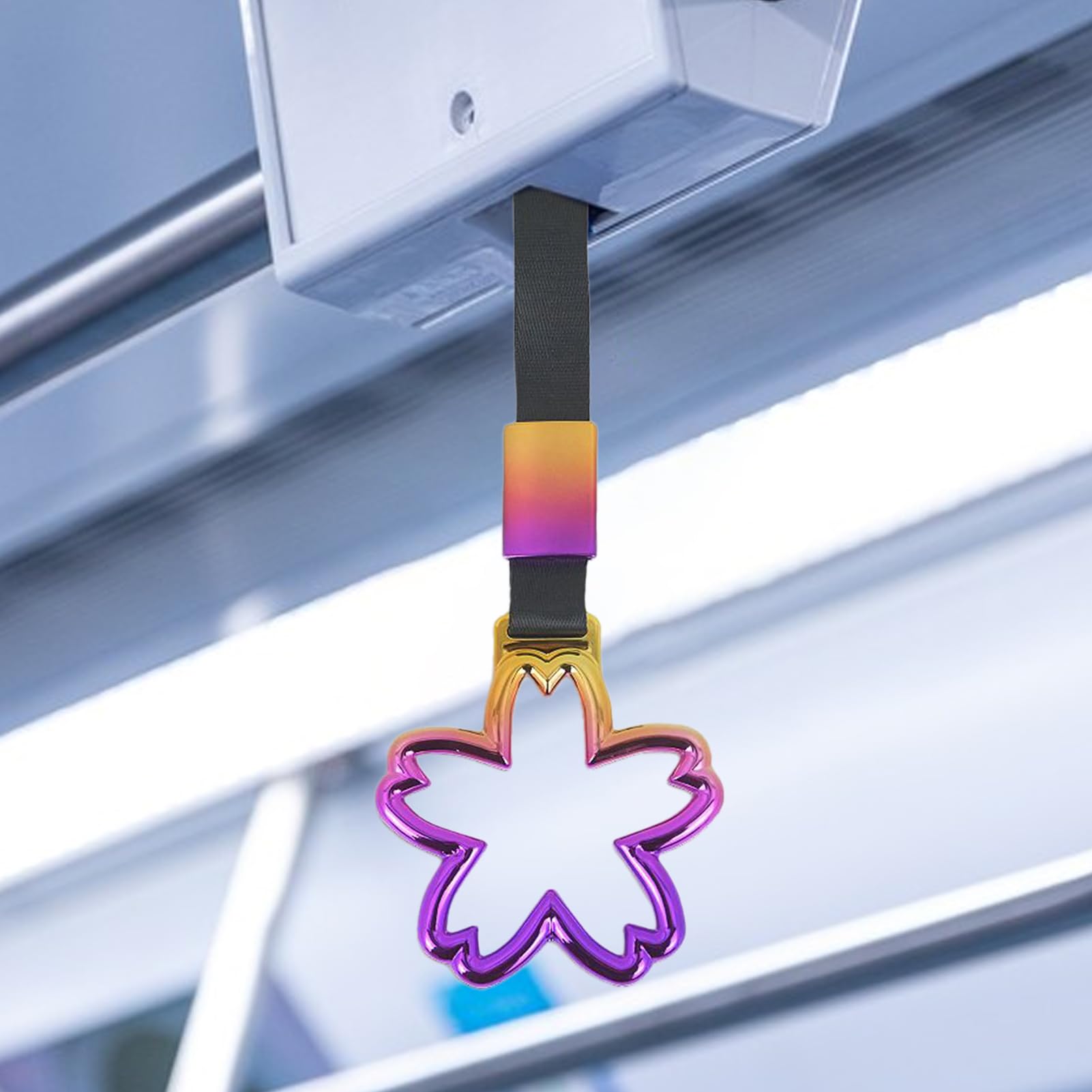 Auto Handvat Riemen Drift Charm,Duivel Hart Ontwerp Hand Strap Drift Voor Auto Interieur,Creatieve Unieke Eenvoudig Te Installeren Achterbumper Waarschuwing Voor Minibusjes