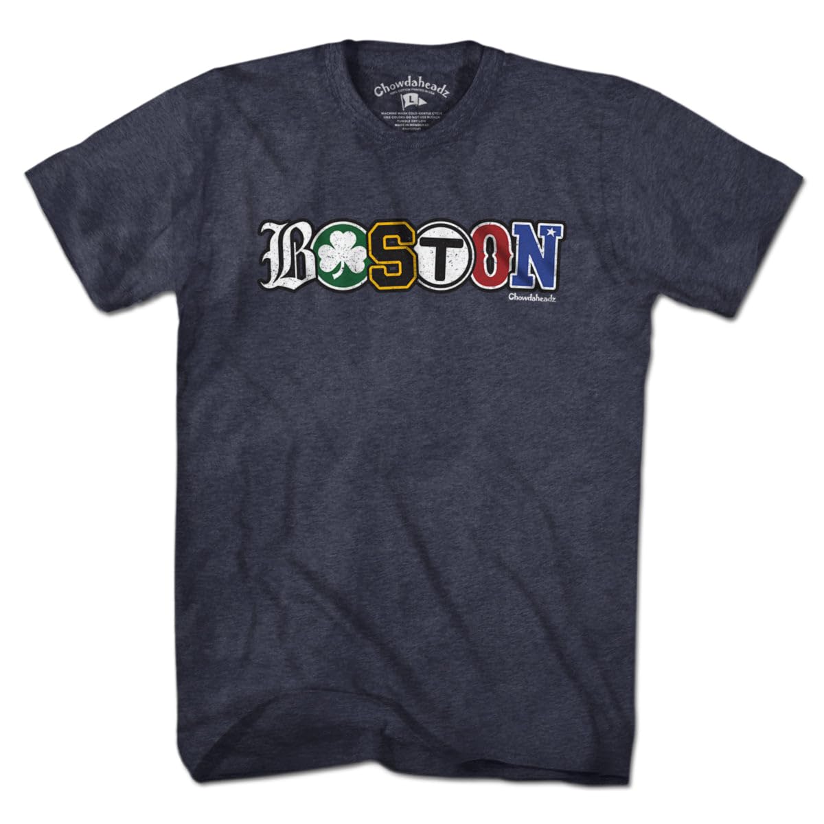 Boston Massachusetts Vintage Townie T-Shirt – Unisex Soft Cotton Blend, Perfect for Boston Sports Fans