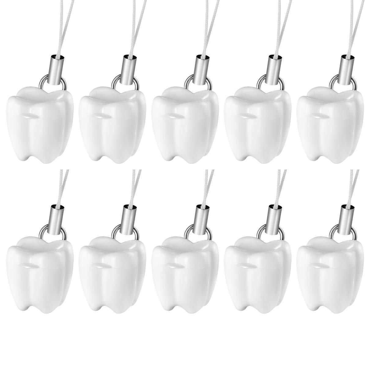 OUNONA 10pcs Baby Tooth Save Box Baby Child Tooth Keepsake