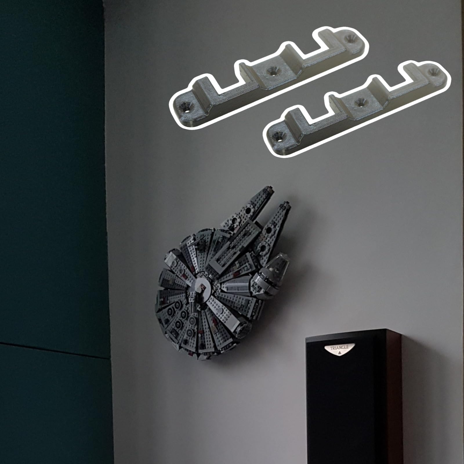 Amazon.com: 3DEXL 3D Wall Mount for Lego Millenium Falcon Lego