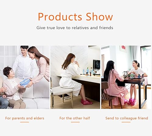 Miniatura 4 de Zapatos de baño de pies de masaje, zapatos portátiles de baño de pies tipo gancho, 1 par de botas portátiles de spa para relajación, masaje térmico