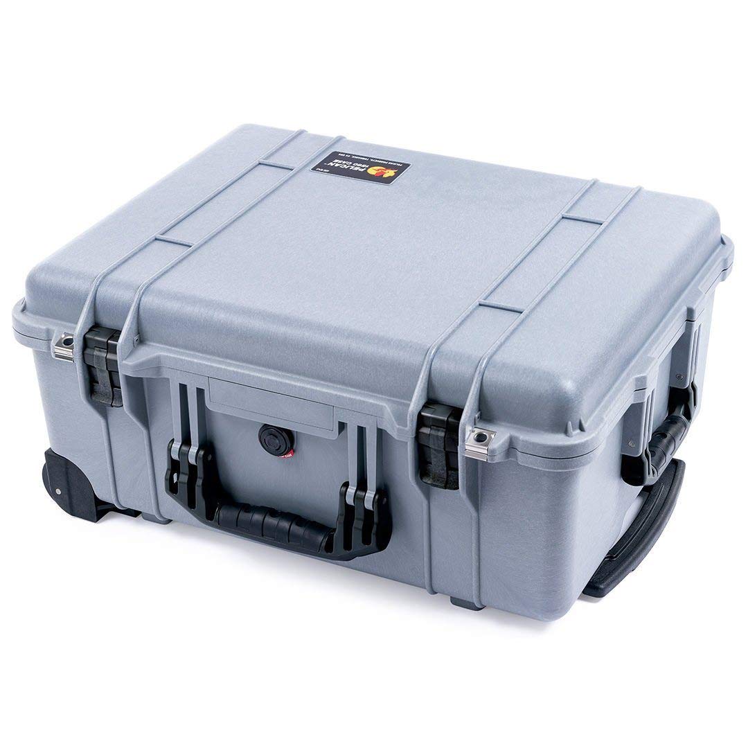 Pelican Silver & Black 1560 Case no Foam/Empty.