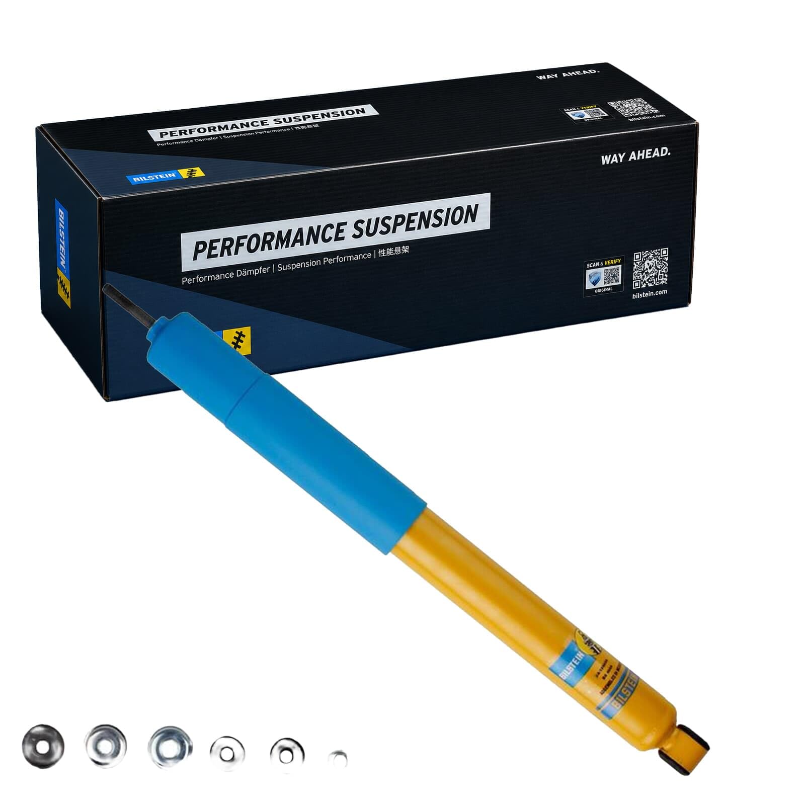 Amazon.com: Bilstein 24-186056 Rear Shock for Toyota Tacoma 4WD