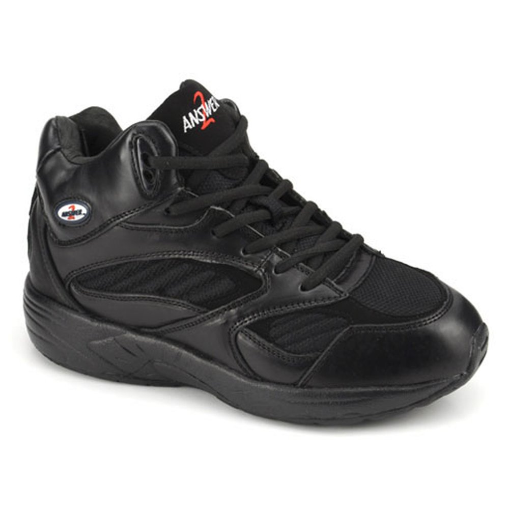 Apis Answer2 552-1 Men's Therapeutic Extra Depth Shoe: Black 12 X-Wide (4E) Lace