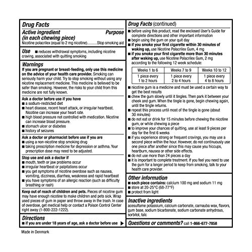 Member's Mark 2 mg Nicotine Polacrilex Gum, Uncoated Original Flavor (380 Count)