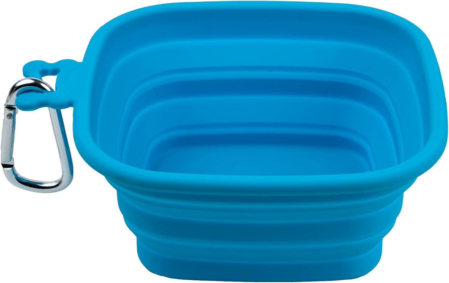 Silver Brush Limited 9059 Silver Essentials 900ml/30.4oz Square Collapsible Silicone Water Bowl, Leak-Proof Paint Brush Water Cup for Water Media, for Studio, Travel, and Plein Air, Blue, 2 Pack
