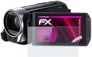 atFoliX Plastic Glass Protective Film compatible with Canon Legria (Vixia) HF R306 Glass Protector, 9H Hybrid-Glass FX Glass Screen Protector of plastic