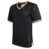 DEHANER Blank Football Jerseys for Men Unisex Workout Fitness Shirts Sports Uniform Casual Outfits