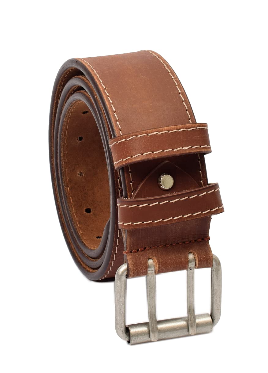 Menzo Kellnergürtel aus echten Leder, Gürtel für Kellnertaschen, extra breiter Kellnerbörsengürtel, Gürtel für Damen und Herren