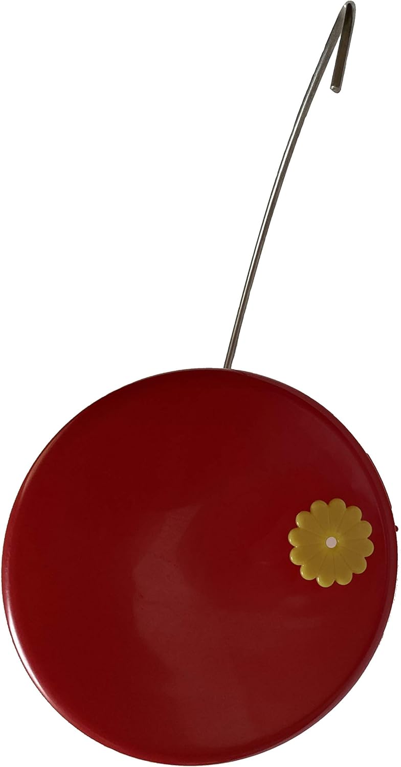 4HummingBirdsOnly Humming Bird Feeder - Hanging, Rotating, Easy to Clean | 8 oz | Snaps Together