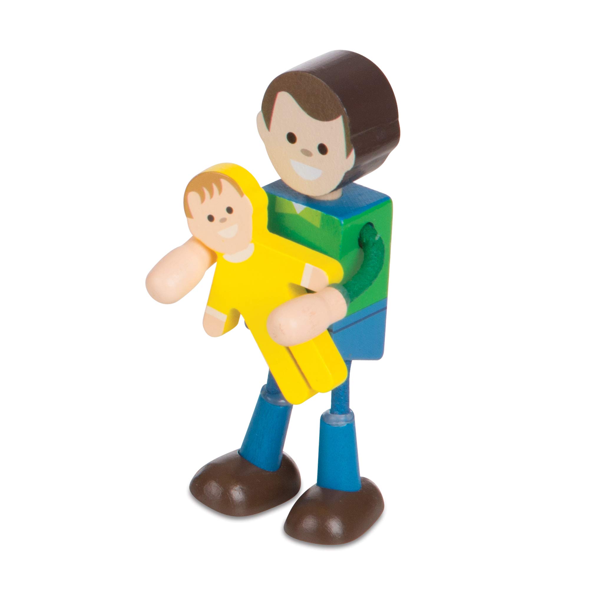 melissa and doug wooden doll family