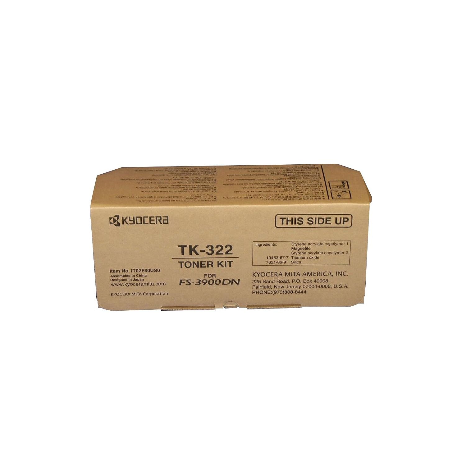 Kyocera TK-322 FS-3900DN FS-4000DN Laser Printers Toner Cartridges (Black) in Retail Packaging