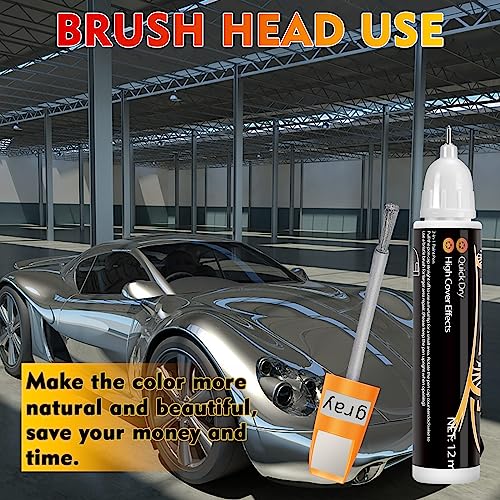 Touch Up Paint For Cars, Easy & Quick Auto Car Paint Scratch Repair, Two-In-One Automotive Car Touch Up Scratch Remover Pen For Vehicles, Erase Car Scratches, 0.4Oz (Gray-1Pcs) #TOP4