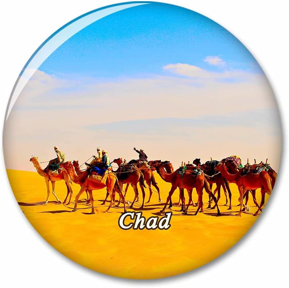 Chad Fridge Magnet Decorative Magnet Bottle Opener Tourist City Travel Souvenir Collection Gift Strong Refrigerator Sticker