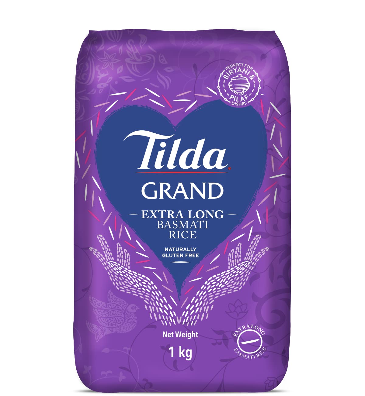 Tilda Extra Long Basmati Rice Biryani and Pulao Basmati Rice 1 kg Tilda Extra Long Basmati Rice Biryani and Pulao Basmati Rice 1 kg