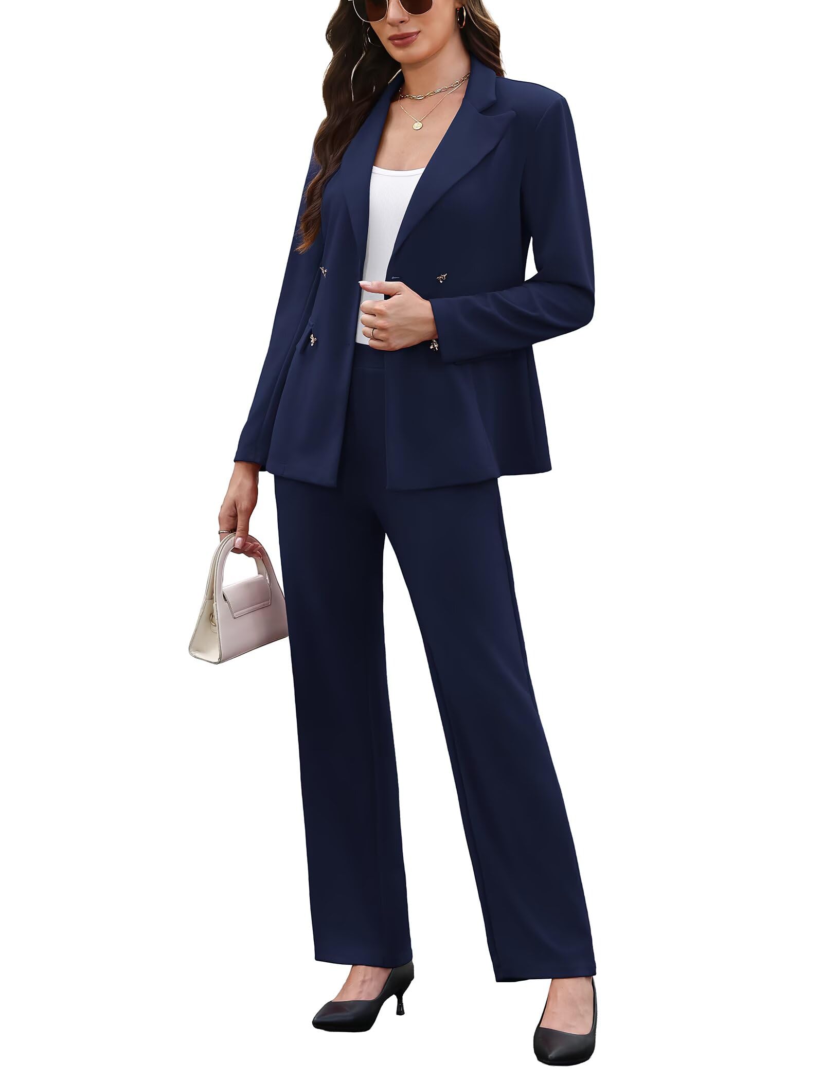 Ophestin Women 2 Piece Suit Sets Moderne/ajusté Femme