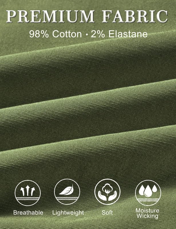 Boys Cargo Pants Kids Stretch Hiking Pants Elastic Waist Lightweight Joggers4