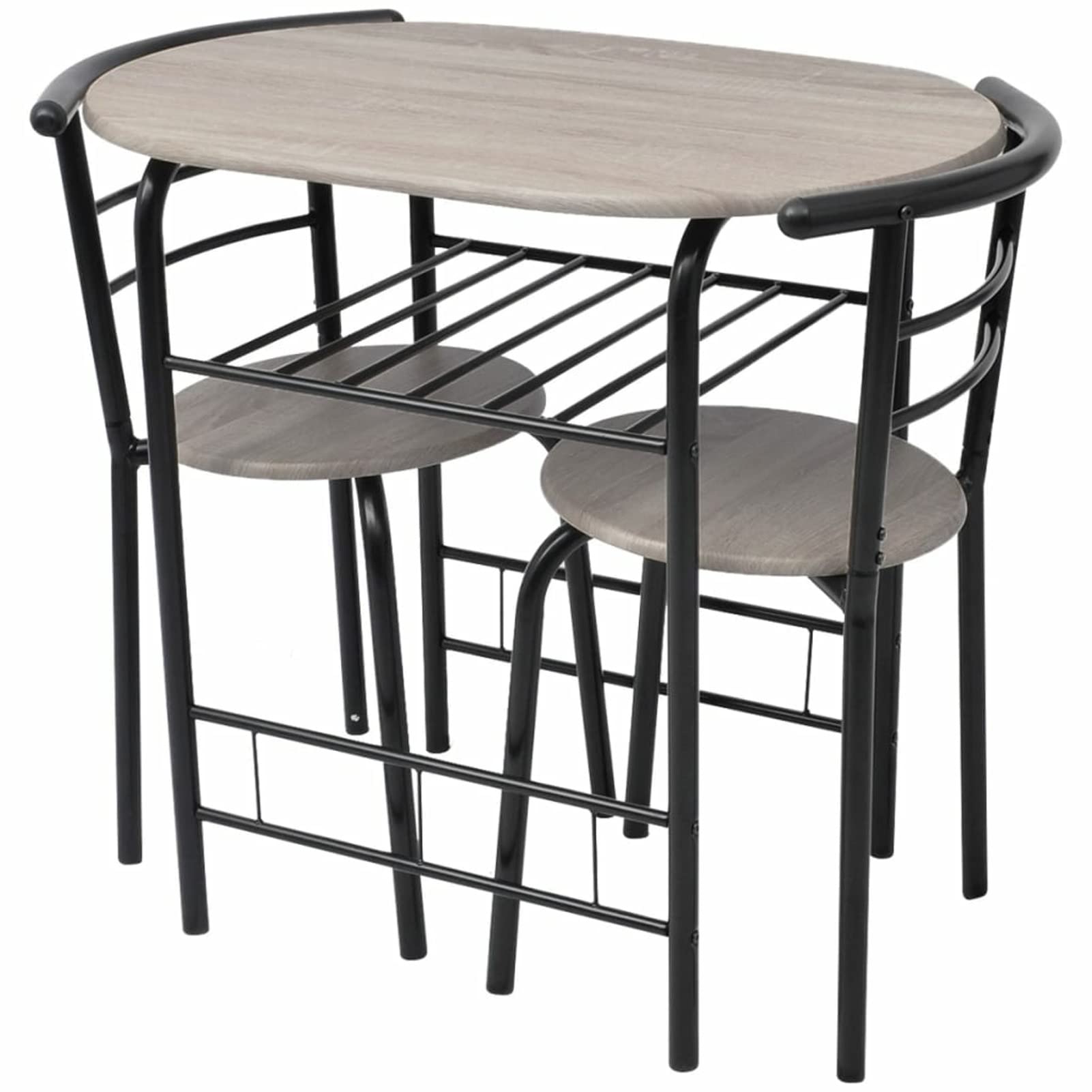 GuyAna Mesa Alta de Cocina o Bar con taburetes MDF Mesa Estrecha Cocina Barra Cocina