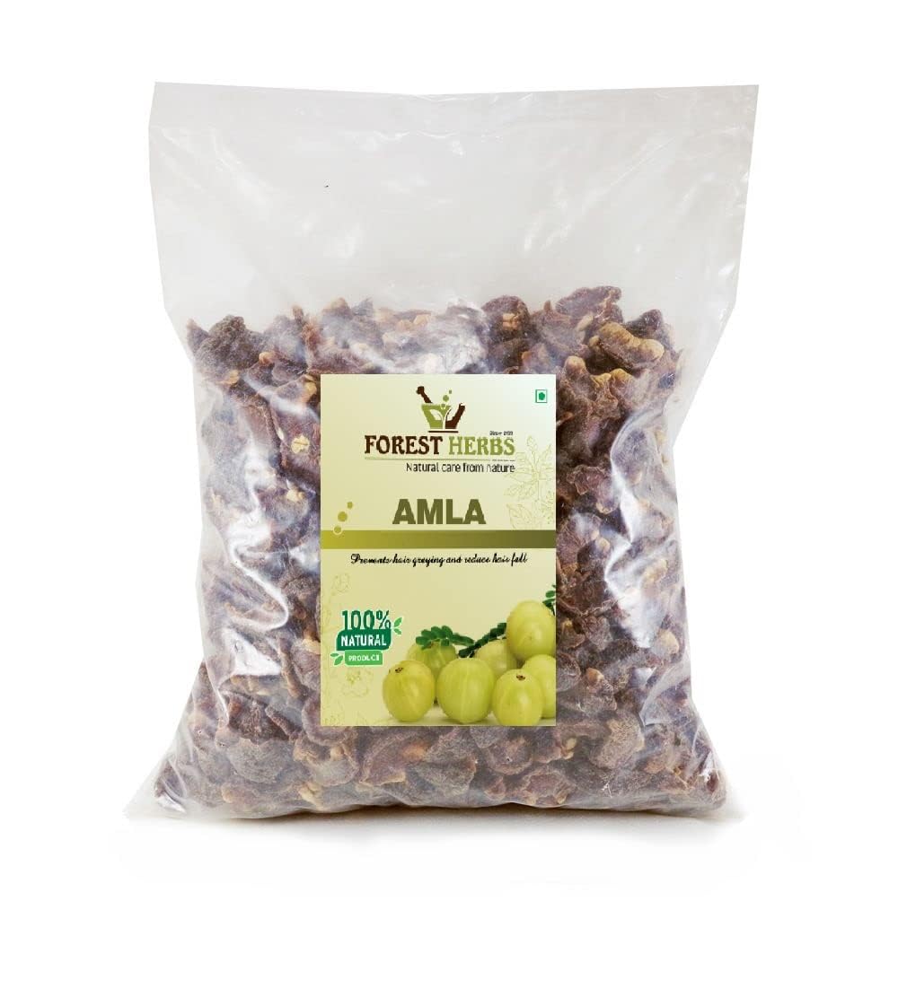 The Forest Herbs Natural Care From Nature Herbs Dry Amla Pieces For Eating - Hair growth (500 grams) (Saboot, No salt, Fruit), Sukha Awla, Aavla Sabut, Dry Gooseberry, Usirikaya dried (B09ZZT9L3S) Amazon Price History, Amazon Price Tracker