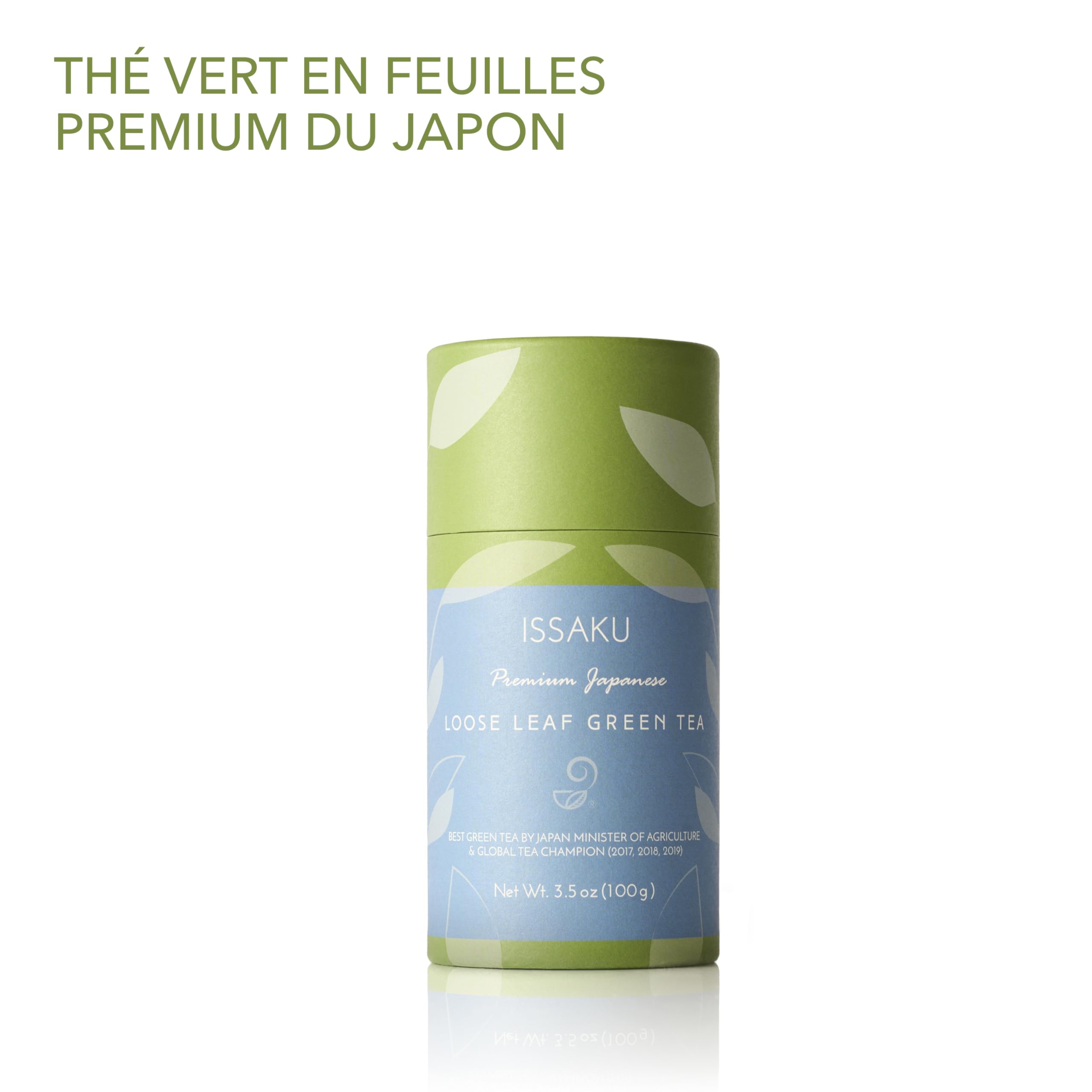 Issaku - Thé vert japonais en vrac - Thé vert végétalien et entièrement naturel - Thé Sencha Fukamushi riche en antioxydants - 3,5 oz