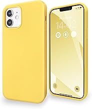 MINTY iPhone12 用 ケース iPhone12 Pro 用 ケース 両機種対応 シリコン 耐衝撃 指紋防止 ハニーレモン