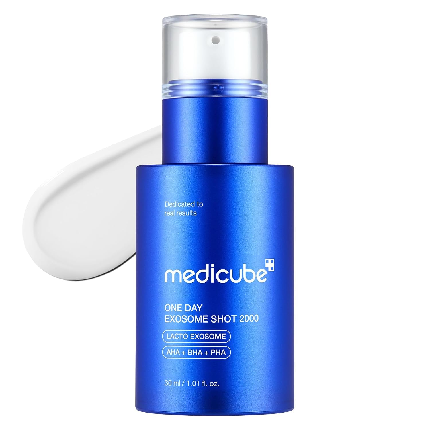 medicube Exosome Shot Zero 2,000 PPM Spicule Facial Serum | Liquid Skin Booster Serum with Exosome, AHA+BHA+PHA - Pore Care, Dead Skin Cells, Skin Texture, Korean Skincare, 1.01 fl.oz