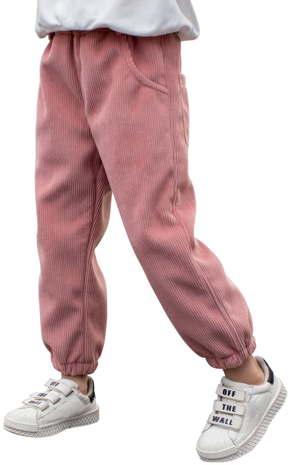 Happy Cherry Corduroy broek voor kinderen, gevoerde broek voor jongens