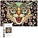 CRUNY Puzzle 1000 Pezzi - Puzzle Adulti - Puzzle Mille Pezzi, Immagine Gatto - Puzzle Grandi Dimensioni per Adulti, Alta qualità - Ideale Come Decorazione da Appendere al Muro