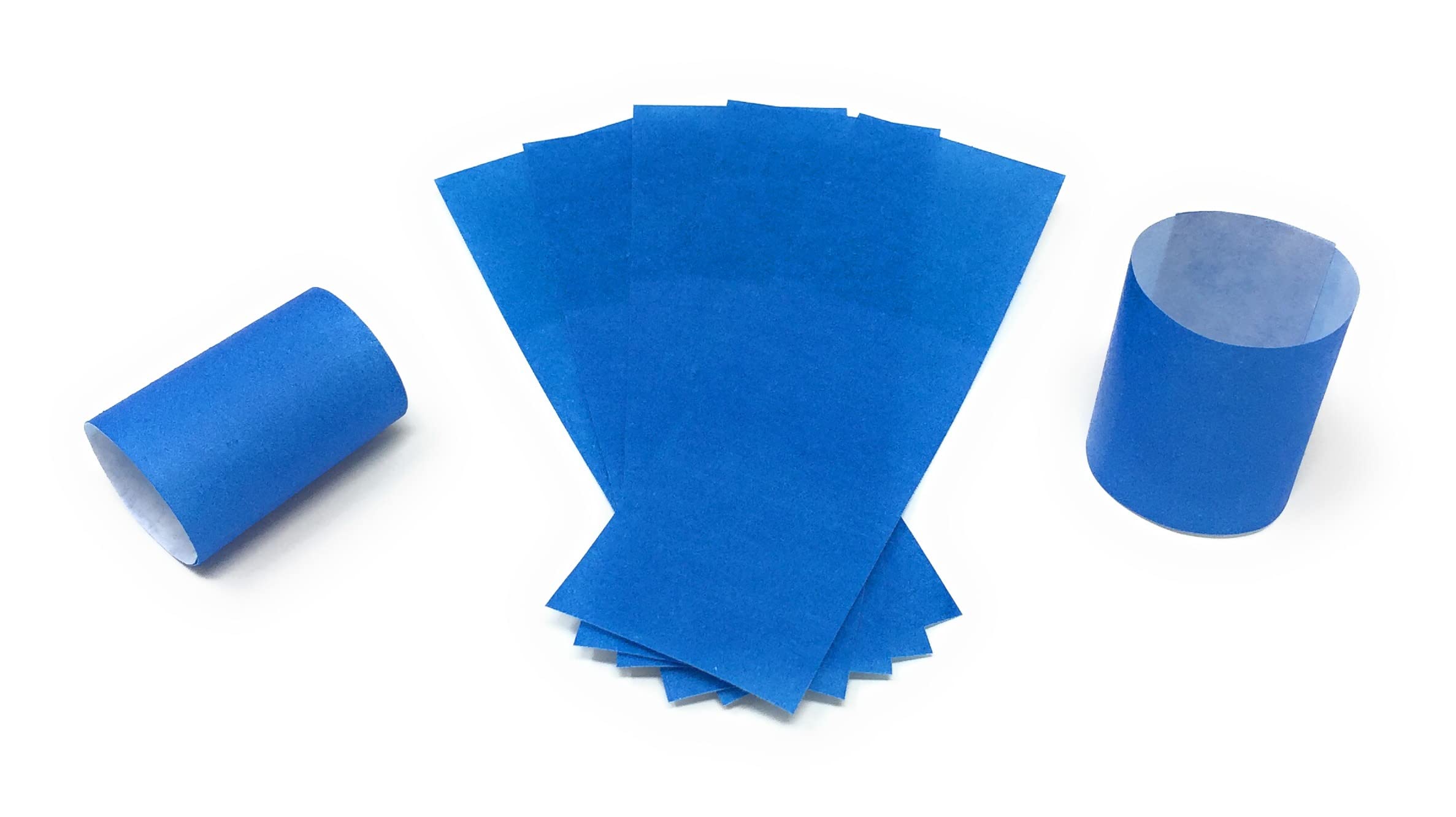 N. F. String & Son Blue Paper Napkin Bands with Self-Sealing Glue, 500/Pack (Blue, 500)