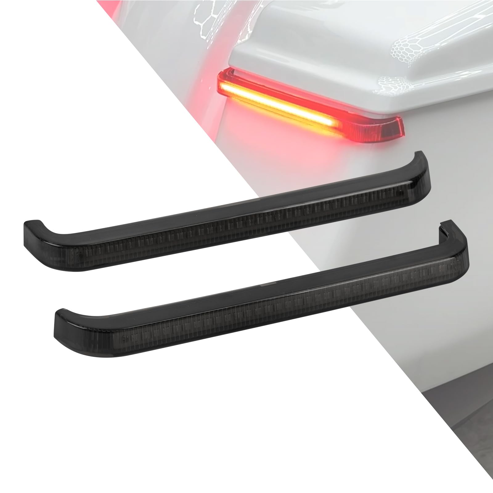 Smoke Saddlebag Tail Lights Fit for Harley Touring 2023.5-2025