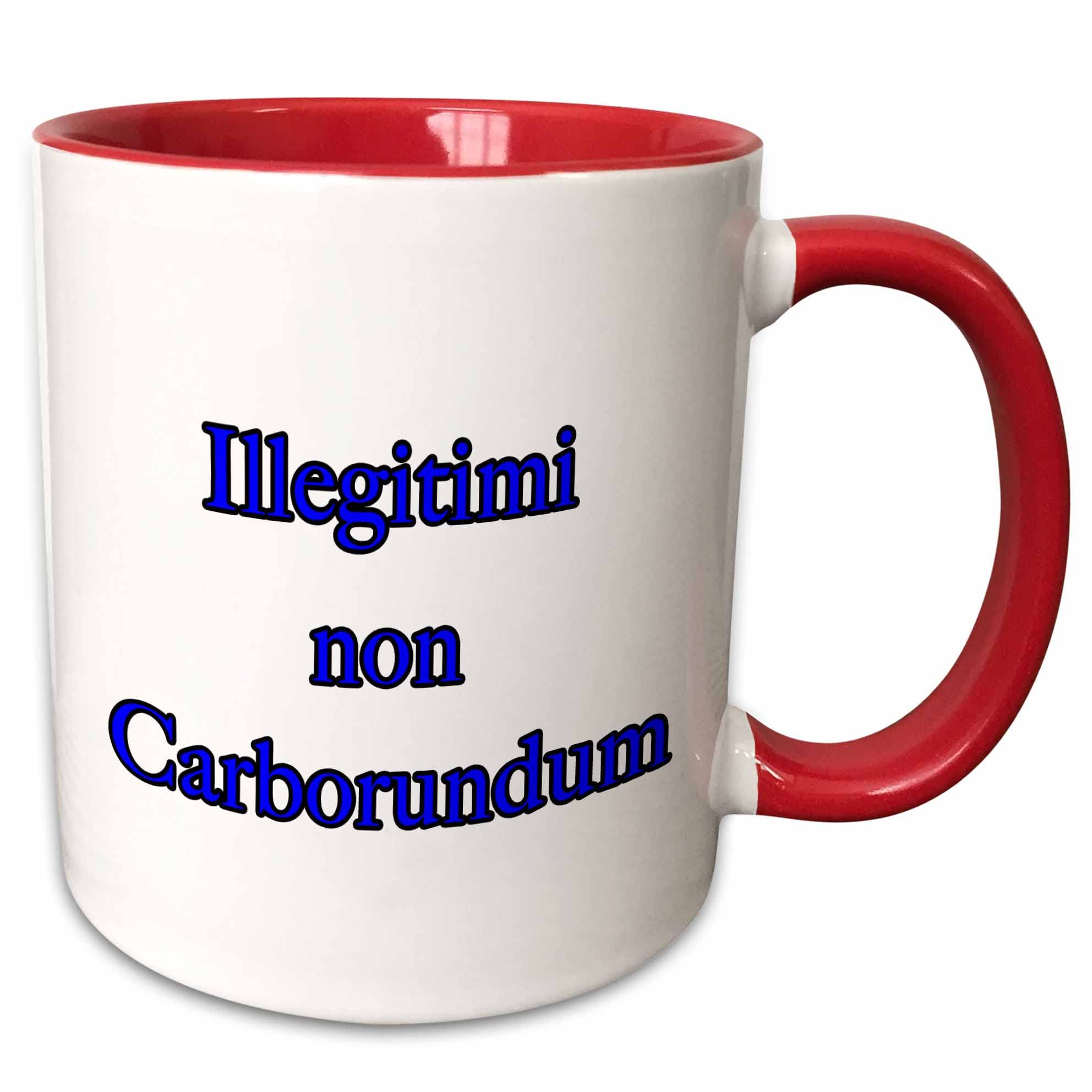 3dRose mug_254609_5 Illegitimi Non Carborundum Blue Mug, 11 oz