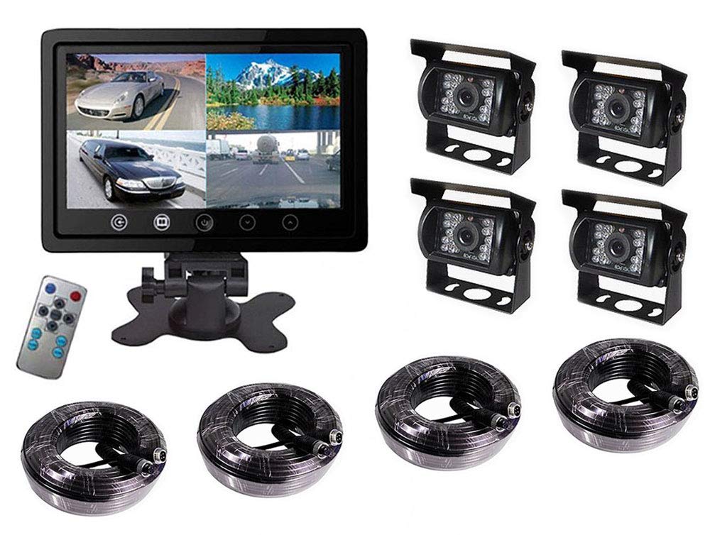 Amazon.co.jp: TKS バックカメラ 4個セット 12 / 24V 兼用 4分割 9