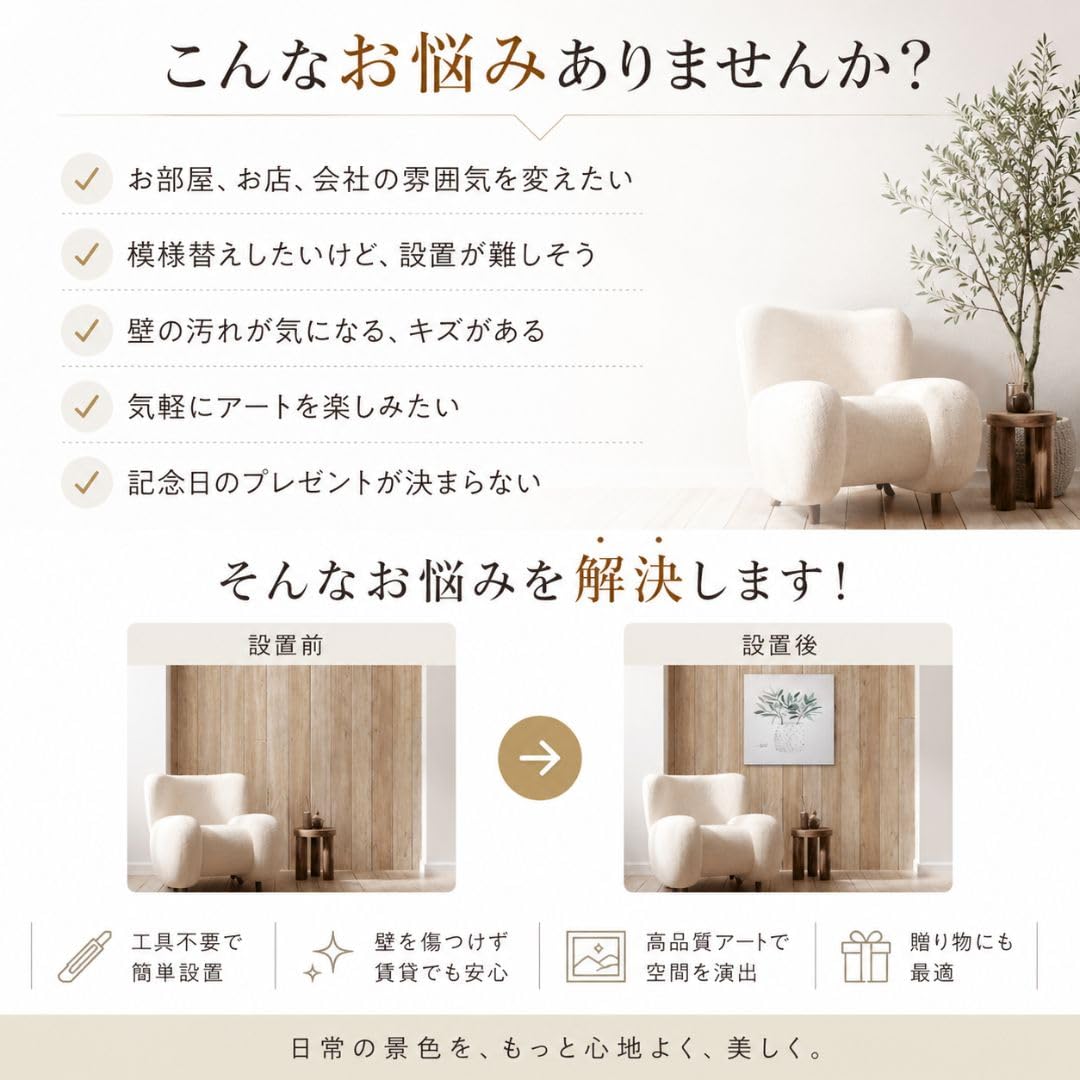 Amazon.co.jp: MIKEART 3枚セット アートパネル アート インテリア