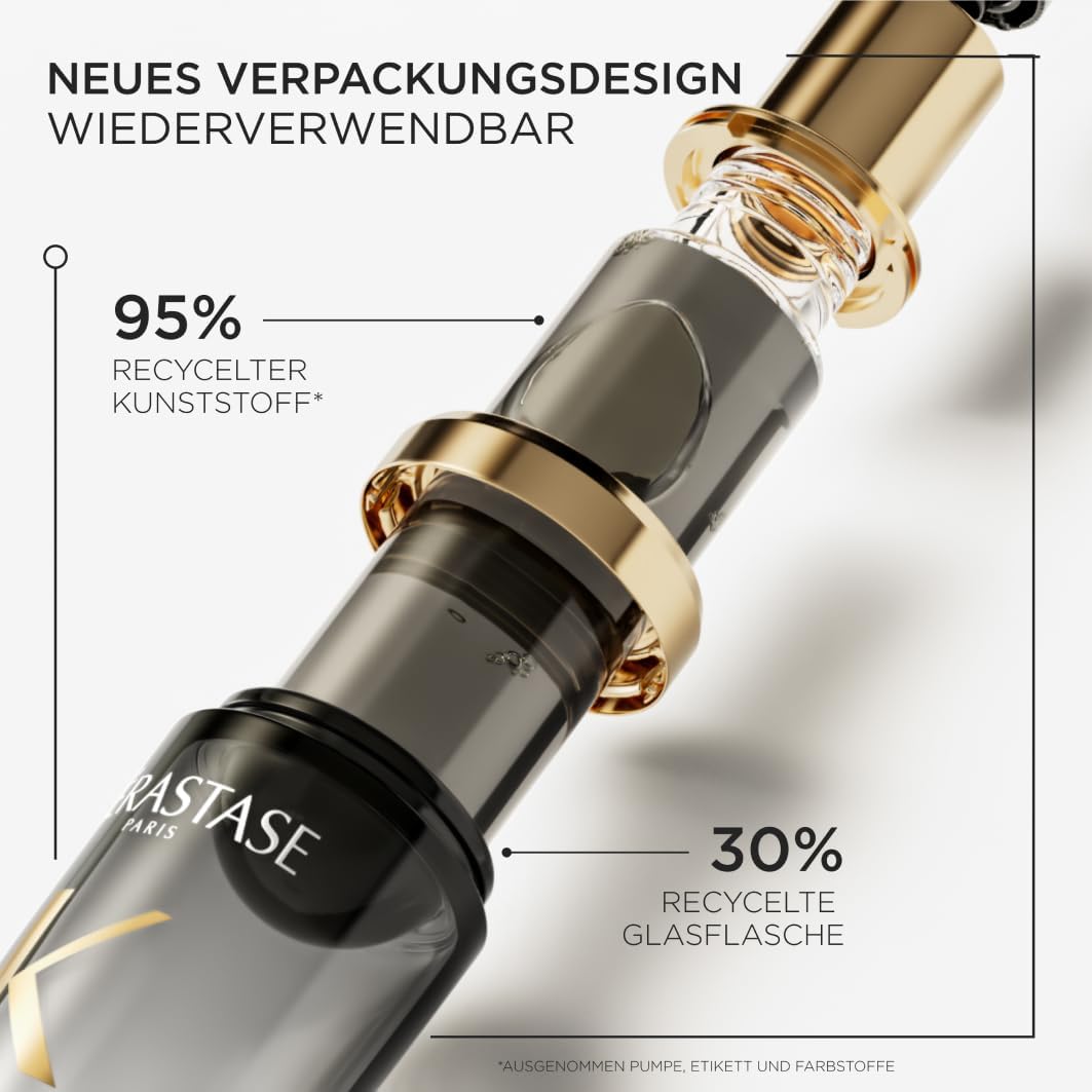 Kérastase Chronologiste L’Huile de Parfum, Antistatisches Duft-Öl für alle Haartypen, Nährende und stärkende Haarpflege mit Hitzeschutz und intensivem Duft, Nachfüllbarer Flakon, 75 ml