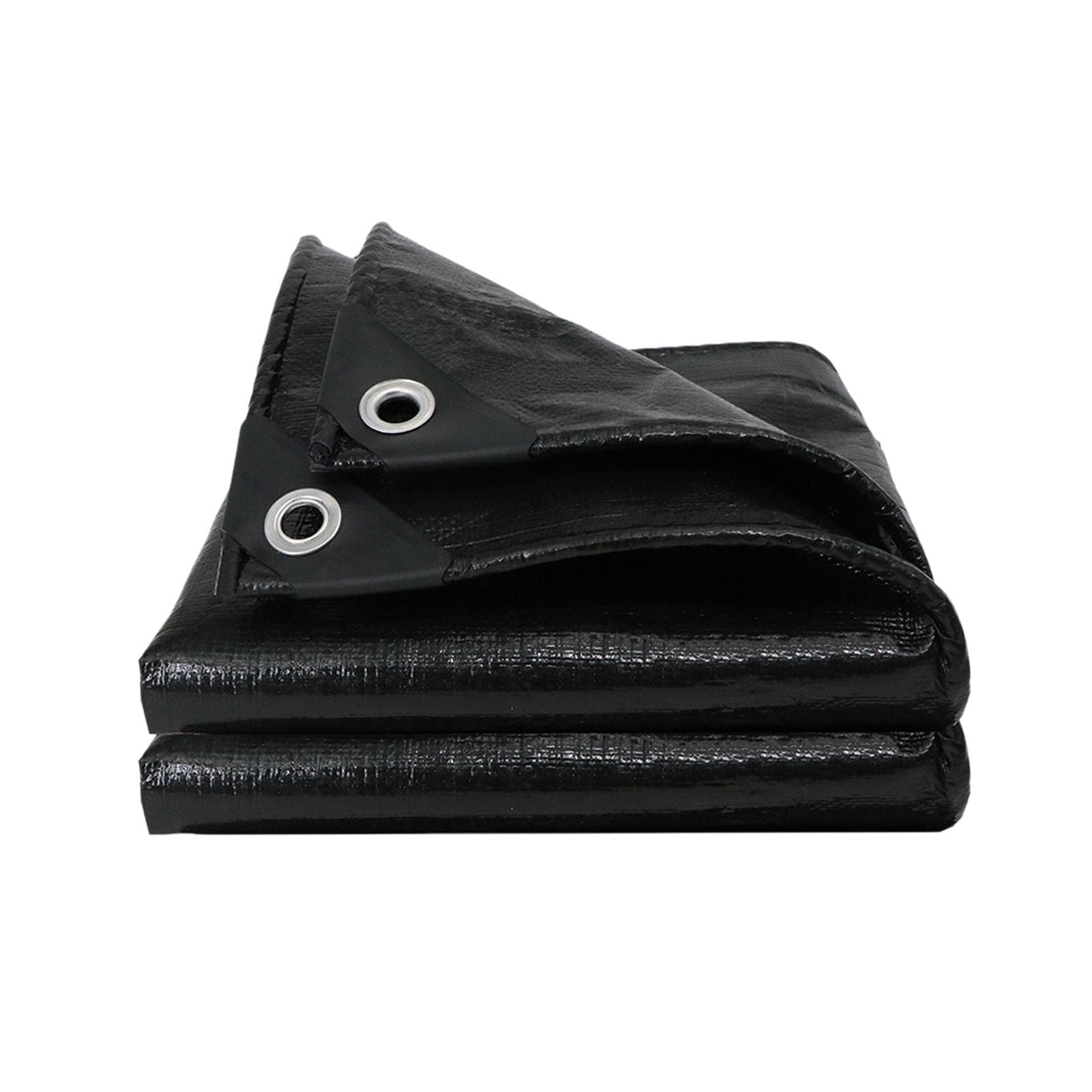 Lona impermeable 170x350 cm reforzada de plástico negro para cubrir todo tipo de objetos