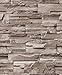 JZ-HOME 1087 Peel and Stick - Carta da parati in pietra di mattoni rimovibile in vinile pellicola adesiva per mobili in carta a contatto per decorazioni domestiche, 17,7 x 3,0 m