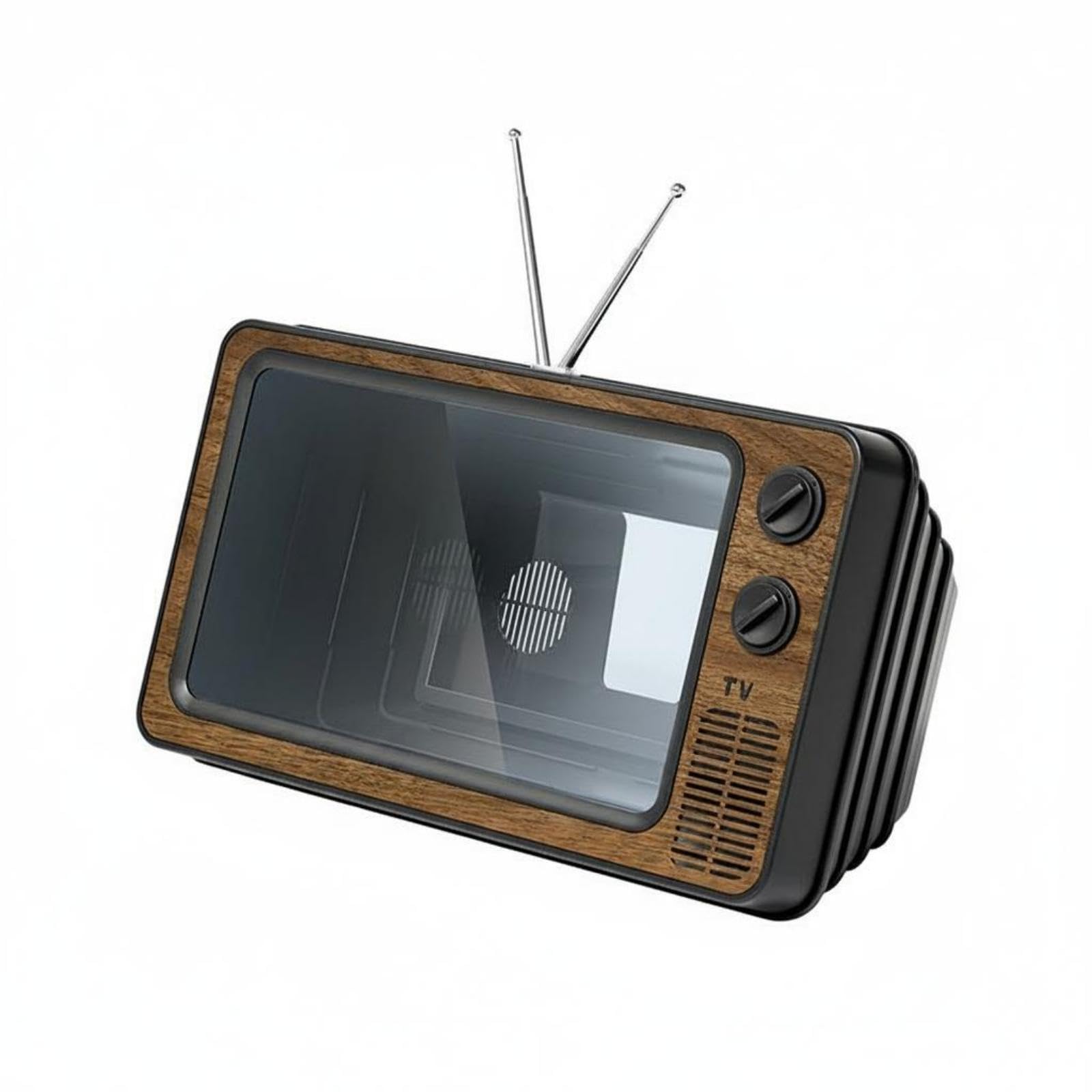 Vintage Television Screen Viewing Enhancer Decorative Display Piece TV Phone Enhancer Amplifier Eye Fatigue Reduction Vivid Display Screen Coffee Wood Wl855-image-34